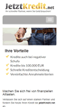 Mobile Screenshot of jetztkredit.net